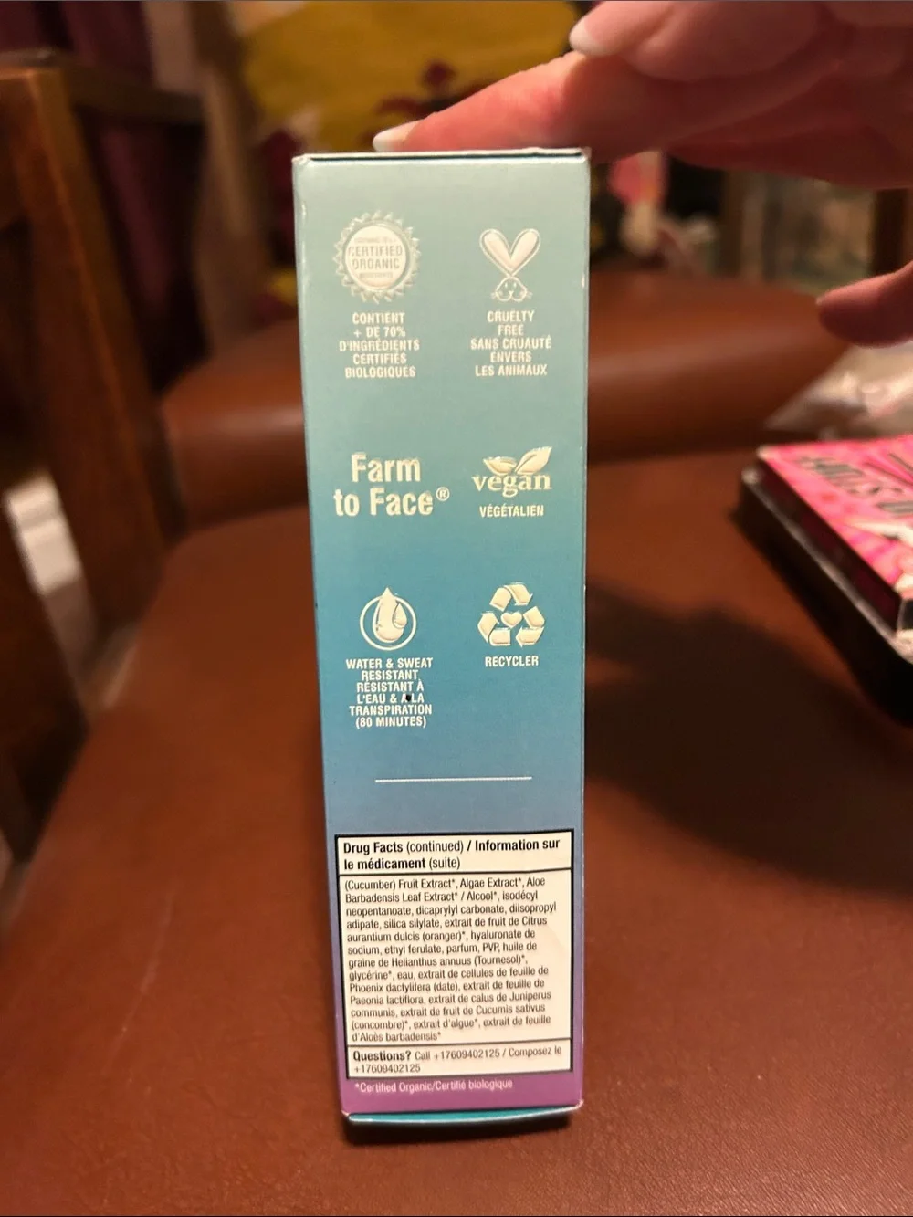 COOLA Makeup Setting Spray in Teal to Purple Gradient Box never opened .